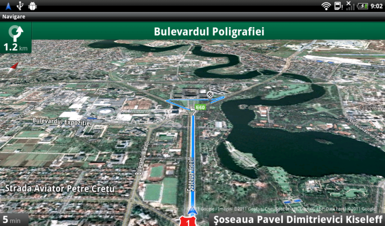 Google a lansat Navigarea cu Harti Google (Beta) pentru terminalele cu Android