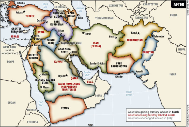 The Empire’s New Middle East Map